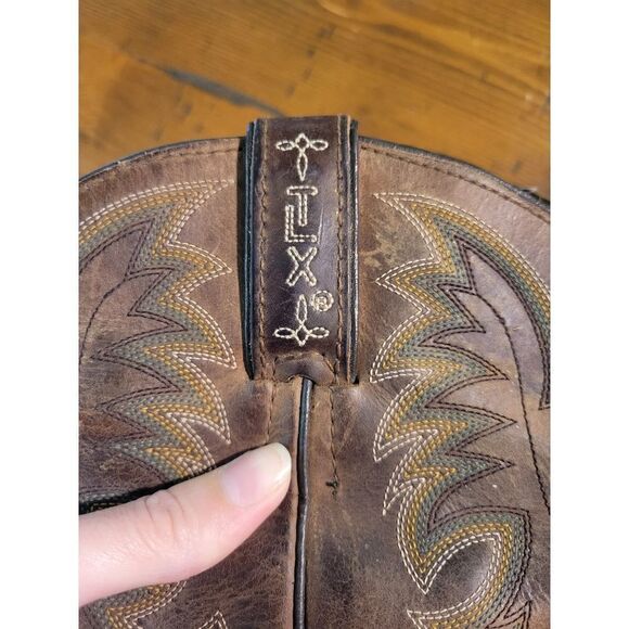 Tony Lama Leather Cowboy Boots main image 9